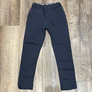 H&M boys Navy Blue Twill Chinos.  Like new. Adjustable waist. 16 (12-13 years)